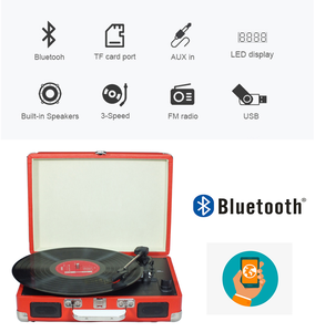 Tocadiscos de vinilo de maleta de Venta caliente y gramófono USB <span class=keywords><strong>Comprar</strong></span> tocadiscos, producto de tocadiscos y tocadiscos de maleta - Product Image 4