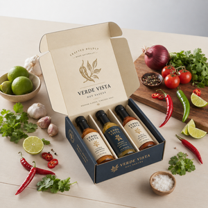 Caja de Envío de Papel Corrugado con Logotipo Personalizado, MOQ Bajo, para Botellas de Salsa Picante, con Separador, Ecológica - Product Image 6