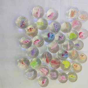Hot Selling Soft 32mm Custom Printed Bouncy <b>Ball</b> <b>Toy</b> for Gashapon Vending Machine - Product Image 6