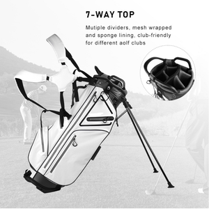 उच्च गुणवत्ता वाले वाटरप्रूफ गोल्फ क्लब बैग पुरुषों महिलाओं के लिए कस्टम लक्जरी गोल्फ बैग - Product Image 4