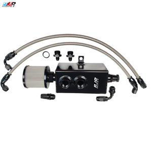 Kit de raccordement rapide haute performance BJR avec réservoirs de récupération et robinet de <span class=keywords><strong>vidange</strong></span> préinstallé AN6 AN8 AN10 pour améliorations de course - Product Image 2