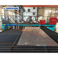 Machine de soudage et de redressage combinée pour la production de poutres en H, ligne de production de poutres en H d'usine
