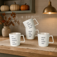 Tasses en céramique SWT, pour une ambiance cosy de café européen, des pauses café significatives, des cadeaux attentionnés et des moments quotidiens.