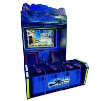Machine de jeu d'arcade VR de tir au pistolet pour aire de jeux, jeu d'arcade Big Game Hunter à vendre