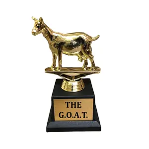 Resin Animal Trophy Greatest Of All Time Trophy You The Goat Souvenir Statue Trophy