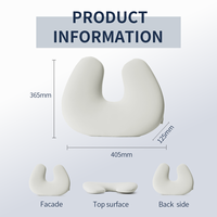 Ensemble complet universel en mousse à mémoire de forme coussin de cou et de dos de voiture oreiller de soutien lombaire coussin de siège ergonomique pour chaise de bureau voiture