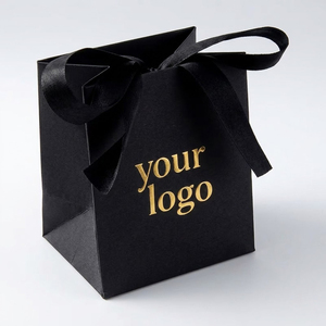 Sac en papier écologique de luxe <span class=keywords><strong>Jade</strong></span> Hill, logo personnalisé imprimé, sac en tissu kraft pour vêtements, emballage de parfum, sac cadeau, sac de shopping avec ruban - Product Image 1