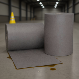 Rouleaux absorbants universels Ttake, couleur grise, 120 cm x 50 m, contrôle des déversements industriels - Product Image 3