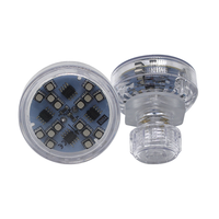 AC24V 45mm topi datar LED tema taman Funfair titik lampu 1-16 berjalan E14 pra-program IP65 pencahayaan