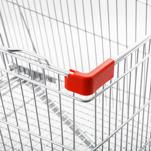 60L Supermarket Grocery Store Euro Style Shopping Cart <strong>Trolley</strong> for Super Market Grocery Shopping Cart - Product Image 6