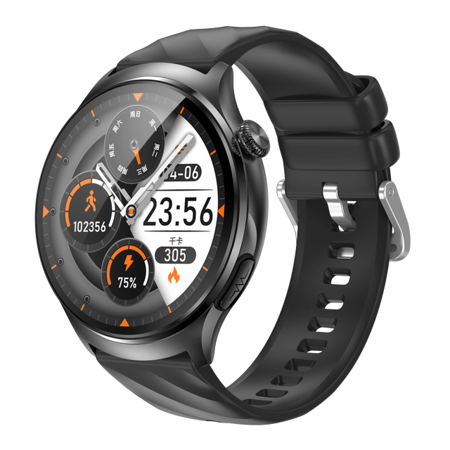 ECG Health Smart Watch 440mAh Battery Capacity Heart Rate Blood Pressure Monitoring BT Call MT600 AMOLED Screen Smartwatch