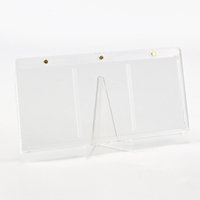 Support de Présentation Magnétique en Acrylique Transparent Premium à Trois Emplacements pour Cartes à Collectionner, Protection UV, pour Cartes Sportives et TCG – Vente en Gros