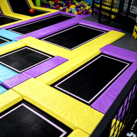 Parc d'attractions commercial, grand centre de jeux d'intérieur, équipement de jeux souples, parc de trampolines pour enfants et adultes