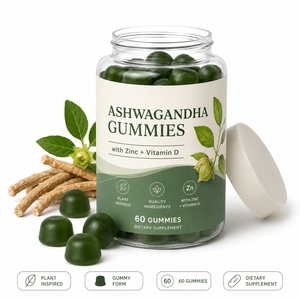 Offre Spéciale – Gummies d'Ashwagandha OEM/ODM – Complément Nutritionnel Sportif pour Adultes – Performance Athlétique – Végétalien & Biologique - Product Image 3