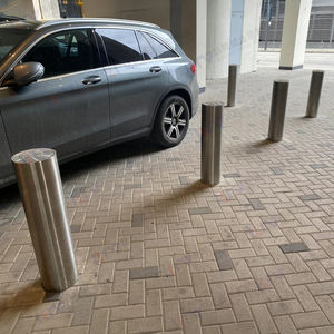 Bolardo de Seguridad para Estacionamiento, Poste Telescópico, Barrera Extraíble, Bolardo Retráctil Manual - Product Image 1