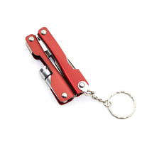Outil multifonction portable en acier inoxydable avec pince, lampe de poche, mini-outil de découpe, DIY, OEM personnalisé, haute qualité