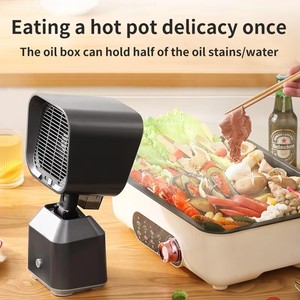 Easy Desktop Cooking Mini <b>Kitchen</b> Cooking Purifiers Multi Filtration Mini Desktop Range Hood With Oil Extractor - Product Image 3