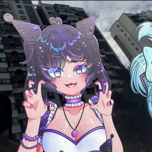 สติกเกอร์ไวนิลลายการ์ตูนอนิเมะดิจิตอลขนาดใหญ่ที่กำหนดเองได้สำหรับรถยนต์ - Product Image 1