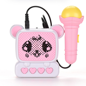 Nuovi giocattoli del microfono del carillon del fumetto dei bambini hanno messo il carillon tenuto in mano portatile di KtTV con i giocattoli del microfono per i bambini - Product Image 1