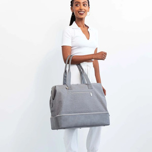 Designer Fashion <strong>Luggage</strong> <strong>Holdall</strong> Tote Shoe Compartment Custom logo Wholesale Weekender Overnight Women Travel Weekend Duffle Bag - Product Image 5