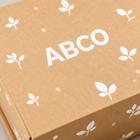 Boîte cadeau pliable en kraft avec logo personnalisé, motif feuille, carton rigide, emballage pliable, cosmétiques, vêtements, vente au détail, cadeau