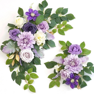 Nuevo Ramo de Flores Artificiales Premium 2026, Decoración para Respaldo de Silla, Adorno Hecho a Mano para Arreglos de Mesa de Boda y Escaleras - Product Image 5