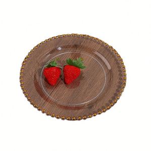 Platos Desechables de Plástico Blanco con Logotipo Personalizable, Estilo Europeo, Impresión por Serigrafía, Aptos para Alimentos, para Uso Doméstico - Product Image 2
