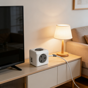Multiprise standard britannique 3 prises 2 USB-C PD à charge rapide pour <span class=keywords><strong>cuisine</strong></span> et chambre au Royaume-Uni - Product Image 1