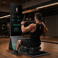 Espejo Inteligente de Fitness con IA Personalizado, Entrenador de Resistencia con Cable de 60 kg, Corrección de Forma 3D, Pantalla Táctil, Control por Voz, Gimnasio en Casa