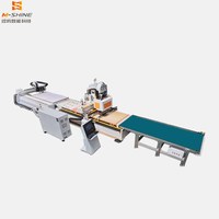 Máquina CNC de Anidamiento ATC de Carga y Descarga Automática M-shine con PLC Syntec, Bomba, para Línea de Puertas de MDF y Contrachapado, Modelo 1330, Servo Leadshine de 1500W
