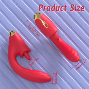 Vibrateur lingual ultra silencieux et étanche à 9 vitesses, un ajout de luxe à la routine de bien-être pour femmes - Product Image 4
