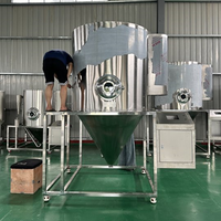 Sécheur par pulvérisation industriel à vapeur centrifuge électrique de 5L, 10L, 15L, 20L, 50L pour la production de poudre de lait de vache