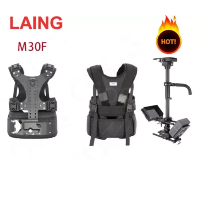 Equipo de fotografía LAING M30F 6-16kg, estabilizador de videocámara con chaleco, brazo de soporte Dual