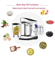 Robot de pâtisserie, mixeur de fruits et de viande avec fonction chauffante 3 en 1, outil de mixeur sur socle pour aliments