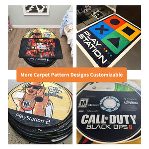Couverture en flanelle personnalisée avec impression de <span class=keywords><strong>CD</strong></span>, tapis imprimés, tapis lavables, tapis avec logo personnalisé, tapis fabriqués à la machine, tapis anime - Product Image 2