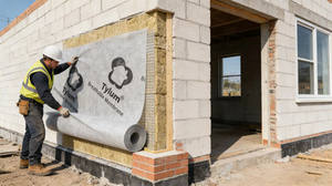 Membrane d'isolation murale perméable à la vapeur d'eau de 2,74 mètres (9 pieds) de large - Product Image 6