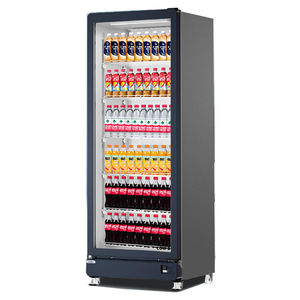 Refrigerador con puerta de bloqueo Cocas Colas Display Nevera Refrigerador Comercial Supermercado Equipo de refrigeración - Product Image 6