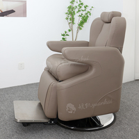 Salon de coiffure spécial rasage électrique inclinable salon de coiffure utiliser chaise de thérapie avec levage et couché fonction de coupe de cheveux