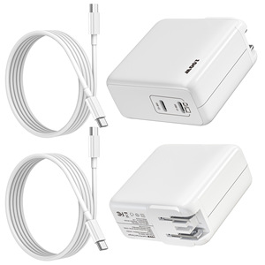 Cargador rápido de escritorio multipuerto GaN de 100W para EE. UU., compatible con Apple iPhone 15, teléfonos Samsung y portátiles. - Product Image 2