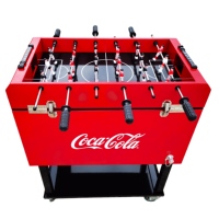 Chariot isotherme pliable 49L/65L de style nouveau pour matchs de football, glacière métallique avec roues pour garder au frais lors des matchs de soccer