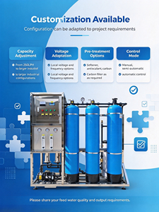 Sistema de Purificación de Agua por Ósmosis Inversa Portátil de 500 LPH para Hoteles, Hogares y Uso en Exteriores, 99% de Eficiencia, Operación Totalmente Automática/Manual - Product Image 6