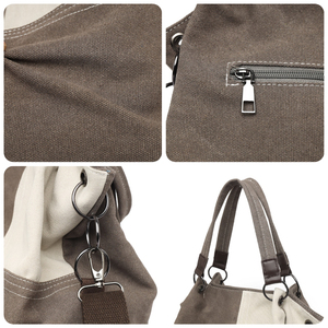 Hợp Thời Trang Chất Lượng Công Suất Lớn Phụ Nữ Túi Xách Tùy Chỉnh <span class=keywords><strong>Tote</strong></span> Túi Với Dây Kéo Giản Dị Vải Thiết Kế Vai Túi Cho Phụ Nữ Sang Trọng - Product Image 4