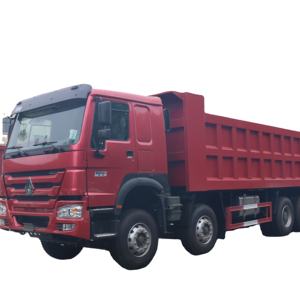 Camión pesado Howo usado de segunda mano 8x4 Motor diésel automático Weichai LHD/RHD con cámara trasera en buenas condiciones - Product Image 1