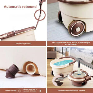 Nuevo Diseño: Set de Mopa y Cubo Personalizado con Ruedas, Centrifugadora, Agua Limpia y Fácil Escurrido, Directo de China - Product Image 5