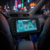 Pantalla Táctil Android 2 DIN de 8 Pulgadas para Auto, 4+64G, Quad Core 1.45GHz, BT5.4 con Phone Link QN8035 YD7388, Cámara Trasera para África