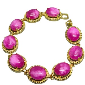 PFT Venta al por Mayor de Pulseras de Jade, Polvo de Flor de Cerezo, Gemas para Mujer, Jade de Cuarzo - Product Image 4