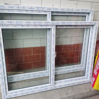 Utilisation industrielle d'entrepôt d'usine Fenêtre coulissante en PVC/UPVC à usage intensif Fenêtre coulissante de sécurité antirouille