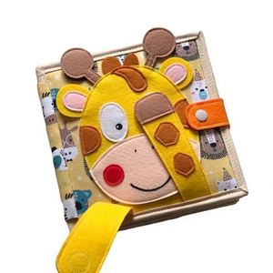 Libro Sensorial Montessori de Fieltro de Ciervo, Libro de Actividades de Tela Suave para Niños Pequeños, Tablero de Actividades de Fieltro para Desarrollo de Habilidades Básicas, ¡Gran Venta! - Product Image 1