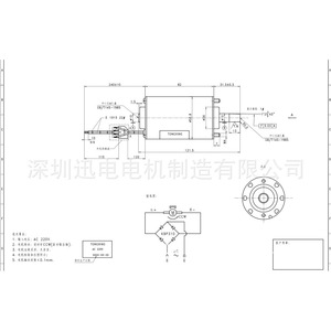 Motor de CC con escobillas de imán permanente de 36V y 3000 RPM, totalmente encapsulado, para perforación de PCB, madera y plástico. - Product Image 5