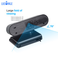 La mejor venta HD Black CMOS USB webcam 1080P Webcam Web Camera 2 Mic Streaming Computer Camera H703B con micrófono para Zoom Skype YouTube